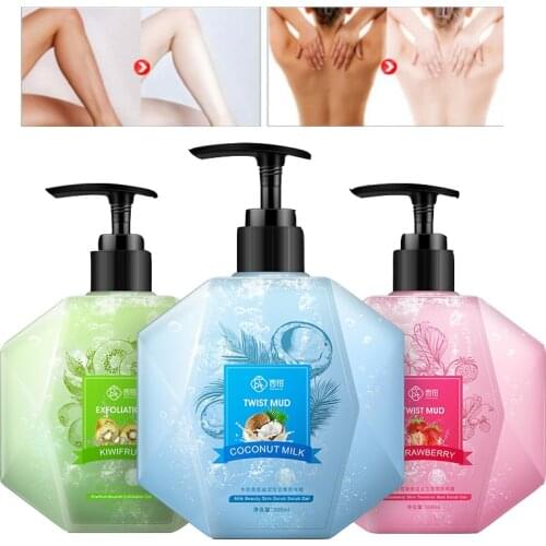 CCPT Fruit Body scrub Cream Exfoliating Gel Whitening Moisturizing Rubbing Mud To Dead Skin Brighten Nourish Body Skin Care