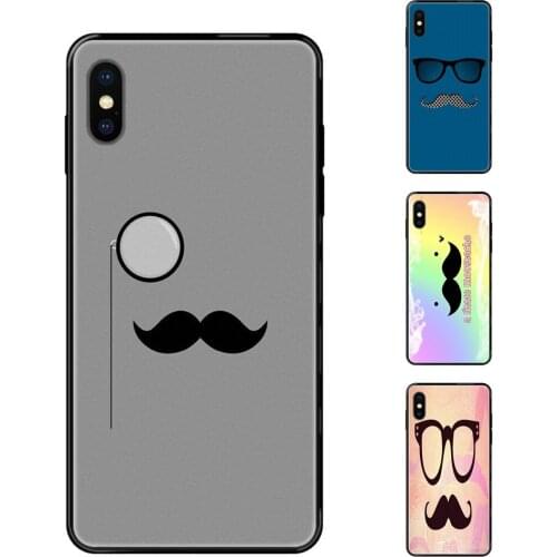 Luxury Quality Black Soft TPU Phone Case Designed Sexy Beard Mustache For Galaxy S20 S10e S10 S9 S8 S7 S6 S5 edge Lite Plus