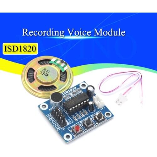 ISD1820 Voice Recording Recorder Module With Mic Sound Audio Loudspeaker