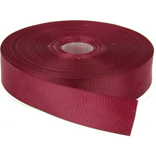 ZERZEEMOOY 100YARD/ROLLS 1/4" 3/8" 5/8" 3/4" 1" 8MM 10MM 15MM 20MM 25MM 100% POLYESTER Burgundy GROSGRAIN RIBBON LACE
