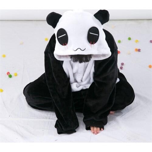 Cartoon Animal Panda Onesies for Children Onesie Pajamas Jumpsuit Hoodies Sleepwear For Kids