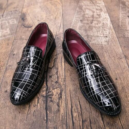2019 new Loafers mens leather brand elegant luxury classic large size breathable comfortable fashion mens casual shoes