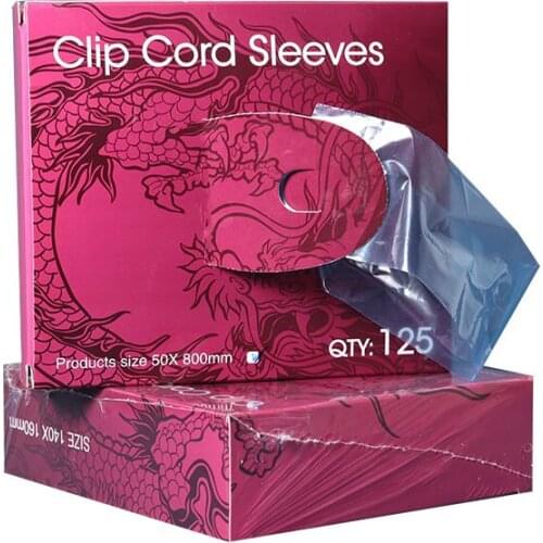 Disposable blue tattoo machine hook line protection bag dust cleaning tattoo accessories