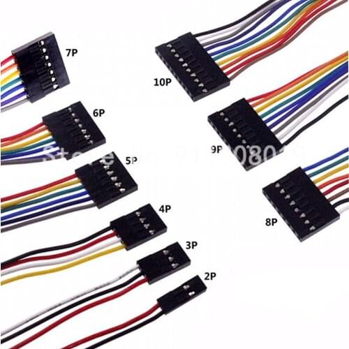 5PCS 2.54MM Dupont Line Male to Male + Female and Female to Female 1Pin 60CM Dupont JUMPER CABLE WIRE FOR PCB