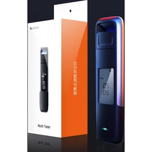 Portable Non-Contact Alcohol Tester with Digital Display Screen USB Rechargeable BAC Tester with Police Grade High Accuracy