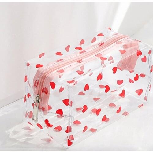 Transparent Wash Bag Big Pencil Case PVC School Supplies Pencil Bag Stationery Gift School Pencil Box For Cosmetics