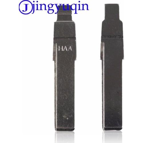 Jingyuqin #31 HAA HU66 Blade Remote Folding Flid Blank Key Uncut Blade For Vw Passat Bora Skoda Seattle For Audi A6 Car Key