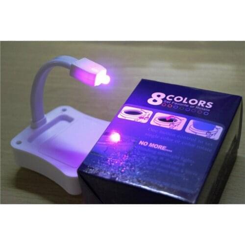 LED Toilet WC Light PIR Motion Sensor 8 Colors Toilet Seat Night Light Waterproof WC Backlight For WC LED Luminaria Lamp