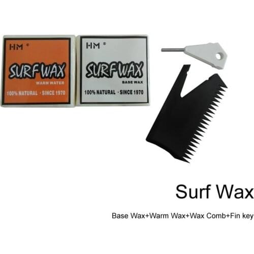 Surfboard wax Base Wax+Warm Wax+Wax Comb Surfboard wax in Surfing