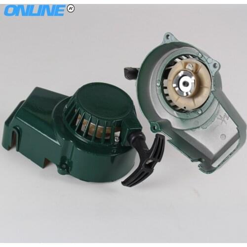 Green Aluminum Pull Starter recoil Starter for Mini Pocket Bikes ATVs Quad 43cc 47cc 49cc Mower Engines