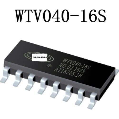 100pcs X WTV040-16S WTV040 NEW SOP16 Free Shipping