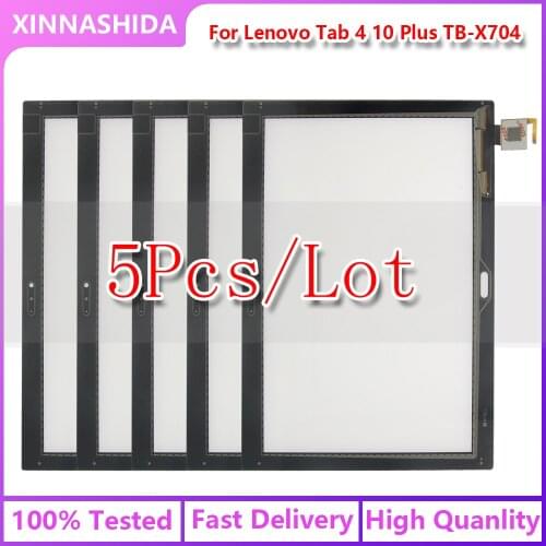 5PCS/NEW 10.1 INCH For Lenovo Tab 4 10 Plus TB-X704 TB-X704L TB X704 Tab4-x704 touch screen Digitizer Glass Sensor