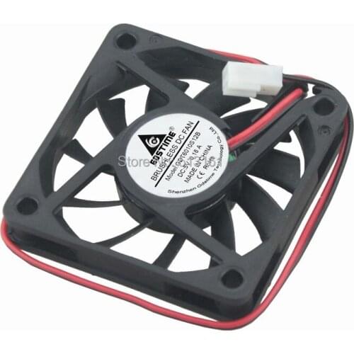 50PCS Gdstime DC 5V 2Pin 2510 Connector 6cm 60mm 60x60x10mm PC Computer Cooling Cooler Fan 6010