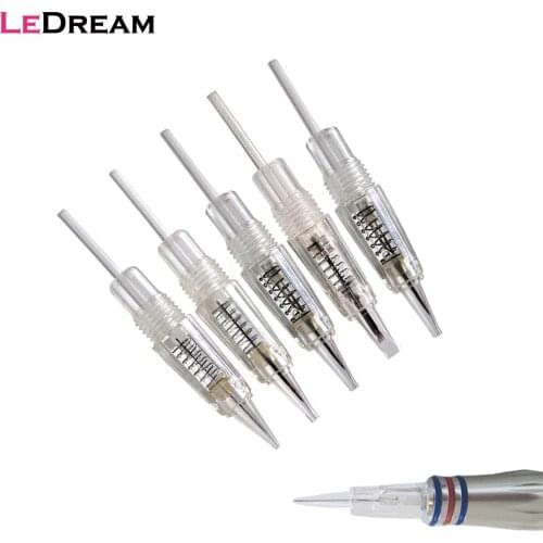 50pcs/lot Disposable 8mm Screw Tattoo Needle Cartridge For Premium Charmant Permanent Tattoo Machine 1P 3P 5P 5FP 7P