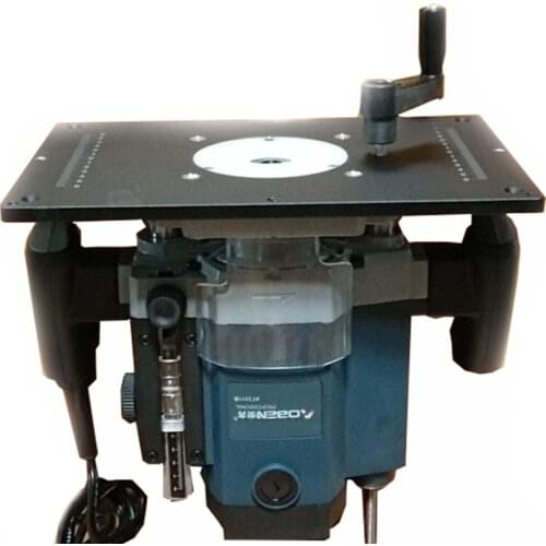 AT3311B Woodworking Lifting Engraving Machine 220V/1800W Electric Woodworking Fliptable Worktable Milling Machine