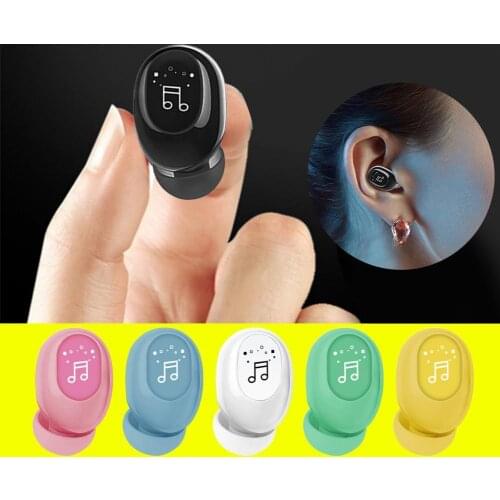 F911 Wireless Earbud Barrier-free High Fidelity Ergonomic Bluetooth-compatible5.0 Mini Invisible TWS Earbud for Driving
