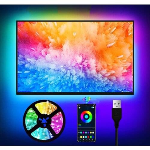 Bluetooth Light Strip SMD 5050 1/2/5M LED Strip Lamp USB Lighting Lamp Phone APP Remote Control For TV Party Bedroom Lighting