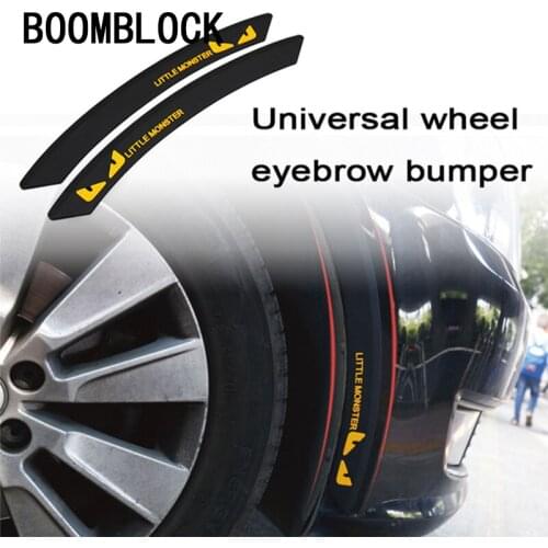 BOOMBLOCK 2pcs/set 3D Car Tire Eyebrow Stickers For Skoda Octavia A5 A7 2 Lexus Bmw F30 X5 E53 F10 E34 Lada Granta Accessories