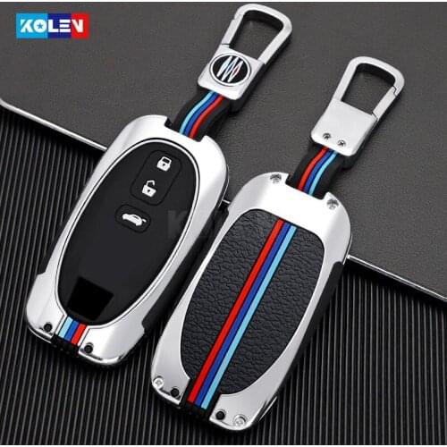 Zinc alloy Car Remote Key Cover Case Shell Fob Keychain Holder For Lexgen U6 U7 SUV S5 2020 2021 Car Key Protector Accessories