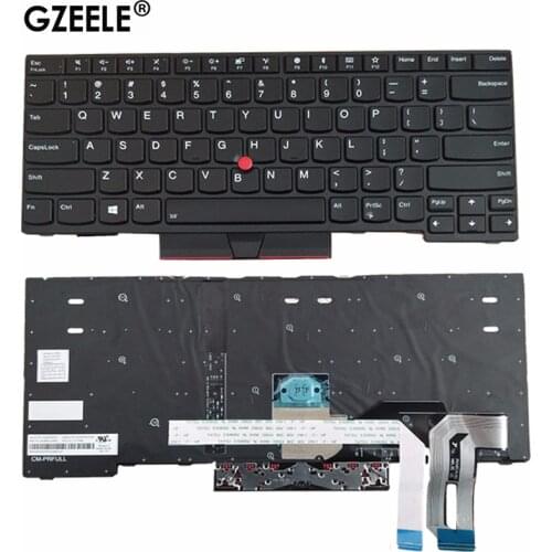 Backlit English keyboard for Lenovo Thinkpad E480 E485 L480 L380 T490 E490 E495 L490 T495 yoga L390 T480S P43S 01YP360 US