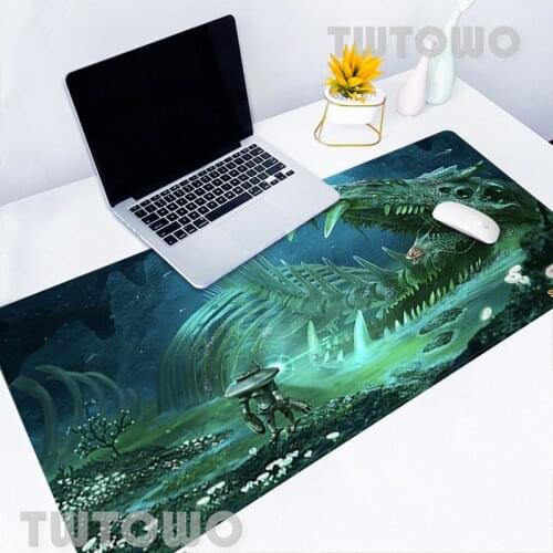 Subnautica Mouse Pad Mouse Mat Gaming Large Desktop Mouse Pad Desk Mat MousePads MousePad Non-slip Soft New HD Office Carpet