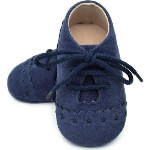 TELOTUNY baby shoes Baby Toddler Shoes Sneaker Anti-slip Soft Sole Lace Up Crib Shoes Solid Cartoon Star Flock Princess Shoes
