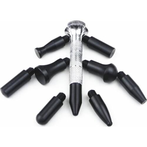 Paintless Car Dent Repair Hail Removal Tools Kit Tap Down Pen With 9 Heads Tools-M15