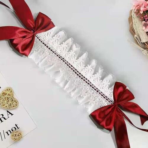 2021 New Lolita Style Sweet Girls Dress Infant Kids Lace Bow Headband Toddler Cute Hair Accessories for Children 3 to 12 Years