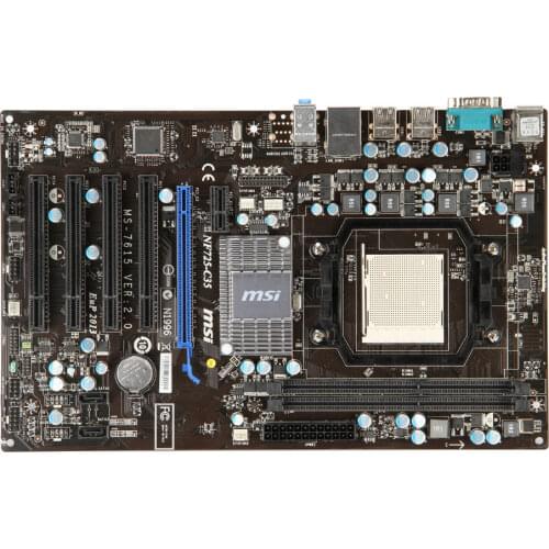 For MSI NF725-C35 Desktop motherboradSocket AM3 USB2.0 DDR3 8GB SATA II original motherboard