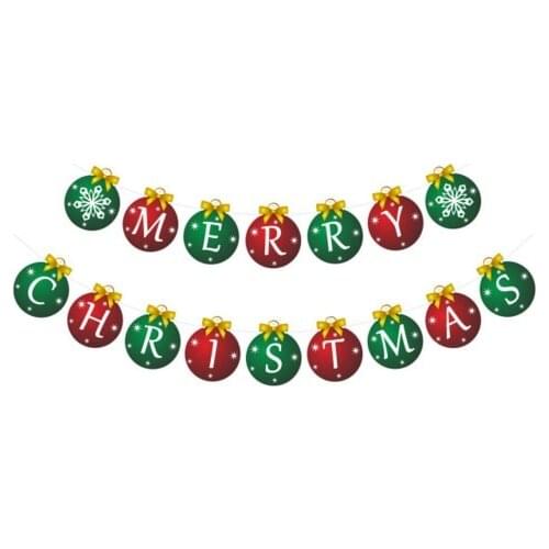 Christmas Banner Merry Christmas Decor for Home Garland Christmas Ornaments Noel Navidad 2021 Cristmas Decor Happy New Year 2021
