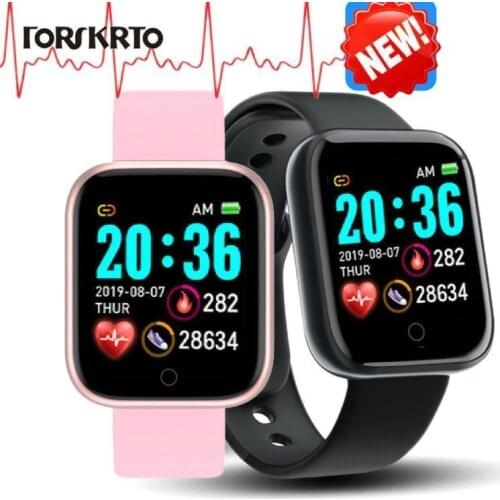 Y68 D20 Smart Watch Bluetooth Blood Pressure Fitness Tracker Waterproof Heart Rate Monitor Smartwatch for IOS Android