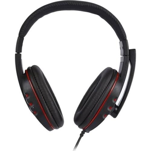 Universal Laptop PC Computer Headphone Stereo Music Gaming Headband Headset With Microphone Mic Earphone 3.5mm Jack Wired