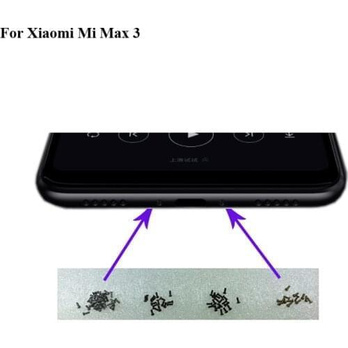 4pcs For Xiaomi Mi Max 3 Max3 Buttom Dock Screws Housing Screw nail tack Mi Max3 Max 3 Phones Screw nail