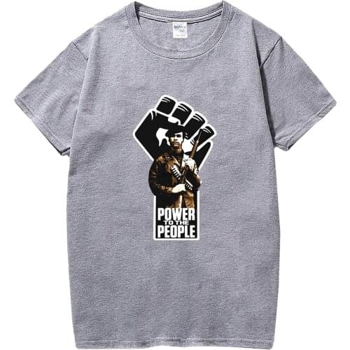 Womens Tshirt Fashion Graphic Summer H.uey-Novelty-P.-New.ton 15 Printed Logo Woman Stylish tees