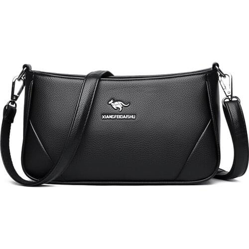 Women Handbag Luxury Shoulder Bag Soft Pu Leather Tote Fashion High Quality Ladies Classic Crossbody Bags