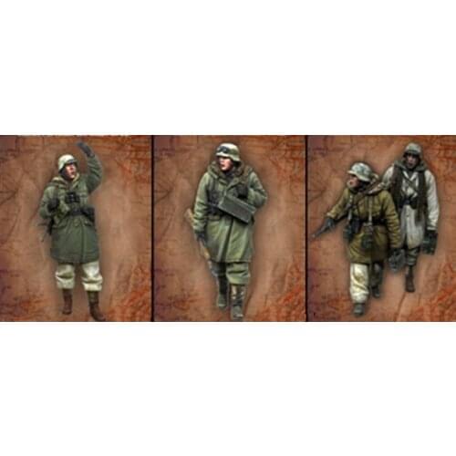 1/35 Resin Figure Model Kit Unassambled Unpainted E159(4 figures)