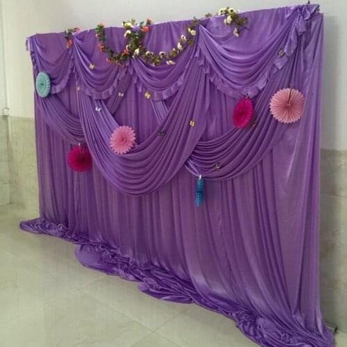 10ft*30ft (3m*6m)Wedding backdrop curtain for wedding decoration event party curtain drapes stage background curtain 2017