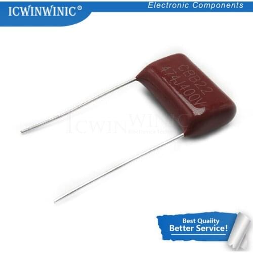 10piece 400V474J 0.47UF Pitch 15mm 470NF 400V 474 CBB Polypropylene film capacitor new In Stock