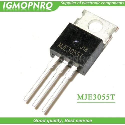 10PCS free shipping MJE3055T MJE2955T MJE3055 MJE2955 10A/70V PNP TO220 transistor 100% new original 5PCS+5PCS