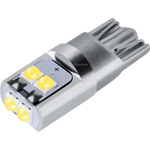 50PCS T10 W5W Super Bright LED Wedge Parking Light Car Dome Reading Lamp WY5W 501 2825 Auto Turn Side Bulb Door Light