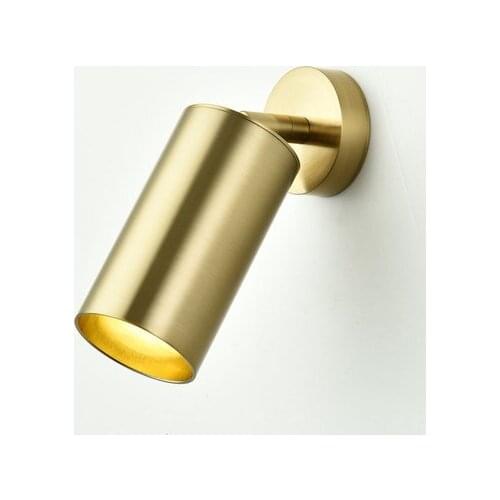 Antique gold long swing arm wall lamp for workroom bedside bedroom illumination sconce