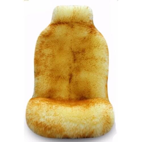 100% Real Whole Sheepskin Car Seat Cover, Super Warm Fur Car Seat Cushion, Wholesale Promotion High Quality Wool seat covers
