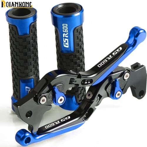 For Suzuki GSR600 GSR 600 2006 2007 2008 2009 2010 2011 2012 2013 Motorcycle CNC Brake Clutch Levers Handlebar Hand Grips ends