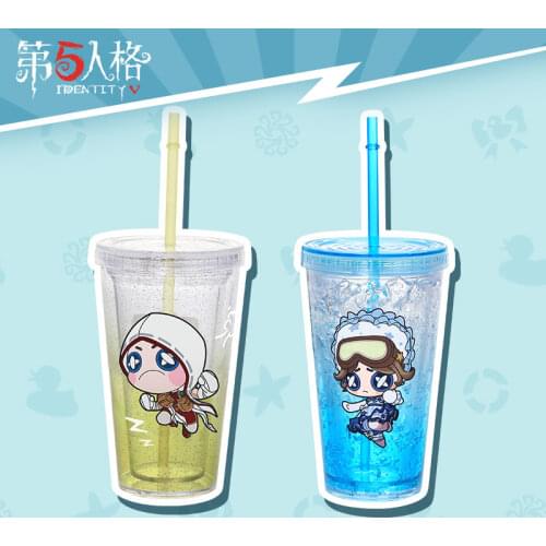Game Identity V Naib Subedar Mercenary Tracy Reznik Anime Cosplay Sport Theme Suction Cup Boy Girls Student Drinking Cup Gifts