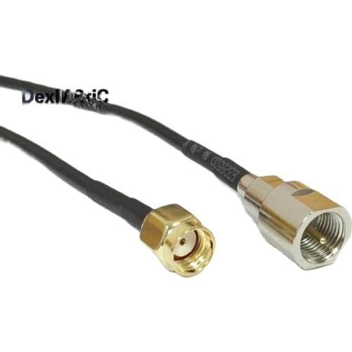 1PC New RP SMA Male / Female To FME Male Plug Connector RG174 Coaxial Cable 20CM/30CM/50CM/100CM Adapter Pigtail for WIFI