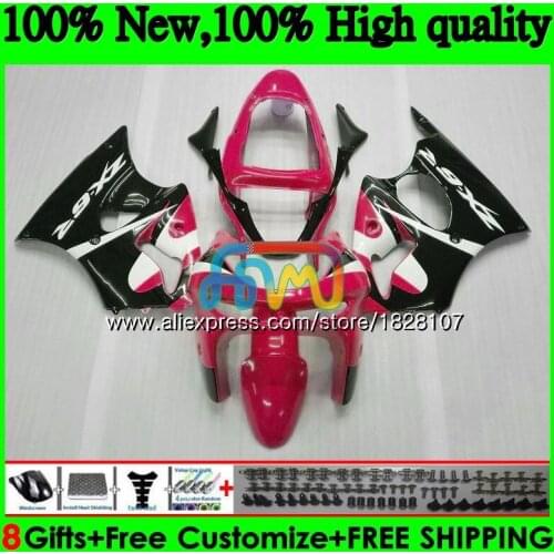 Body For KAWASAKI ZX-6R 6 R ZX-636 ZX600 600CC ZX6R 98 99 28BS.114 ZX636 ZX600CC ZX 636 6R 98 99 1998 Hot Red blk 1999 Fairings