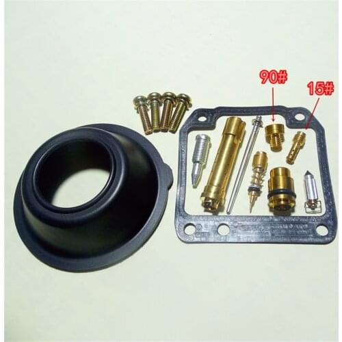 Carburetor Repair Kits Contain Jet needle (J.N.) and Needle jet (N.J.) And Diaphragm for YM XJR400 1993~2000 Year Model