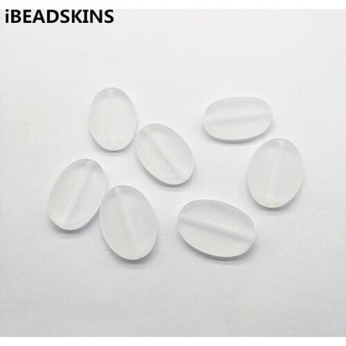 New arrival! 29x21mm 168pcs Clear Frosted acrylic Oval Shape beads for Necklace,Earrings parts,hand Made Jewelry DIY