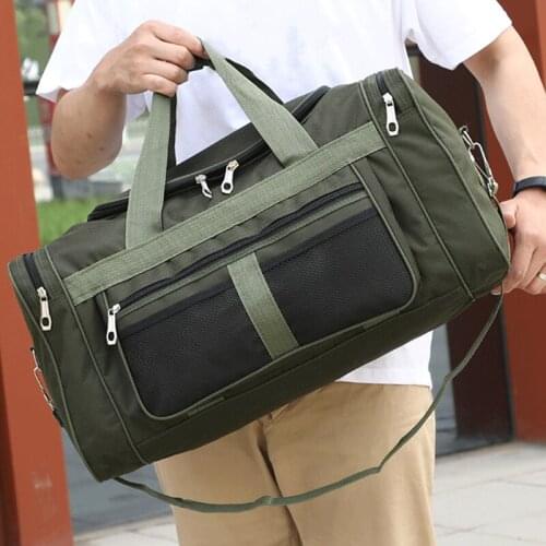 Large Carry Casual Travel Bag Waterproof Mens Travel Bags Weekend Multi-pocket On Luggage Bag For Male Travelling
