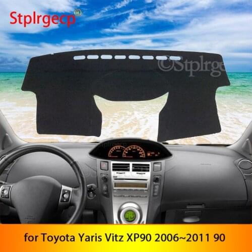 For Toyota Yaris Vitz XP90 2006~2011 Anti-Slip Mat Dashboard Cover Pad Sunshade Dashmat Car Accessories 2010 2009 2008 2007
